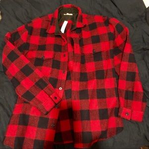 J.Crew Buffalo Check Overshirt Wool Jacket